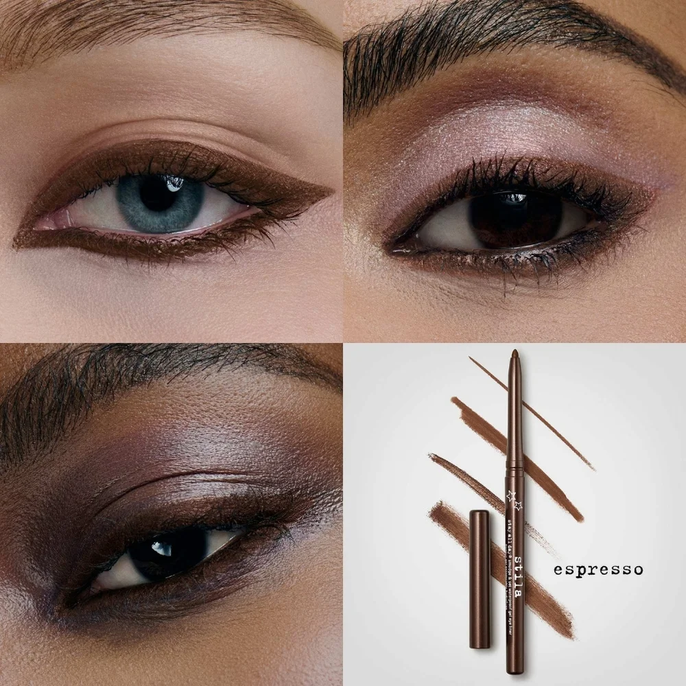 Espresso Stila Smudge & Set Waterproof Eye Liner Matte Brown Brand New In Box